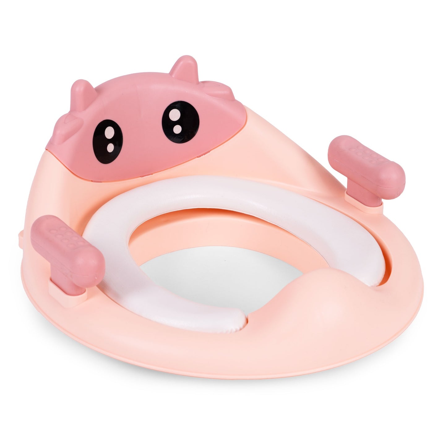 Toilet Training Seat with Steps for Kids, Pink
