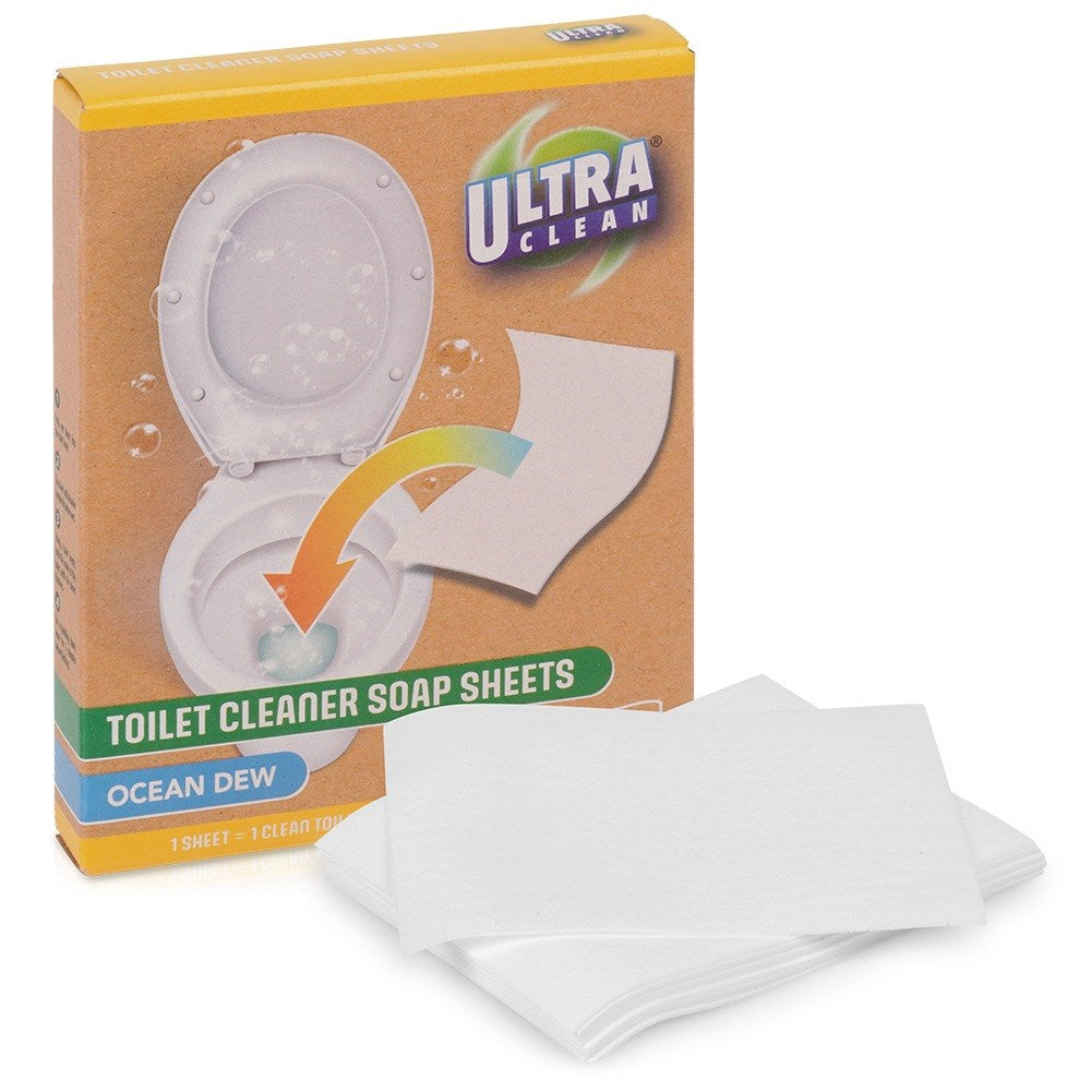 Toilet cleaning wipes sheets soluble scented 10 pcs.