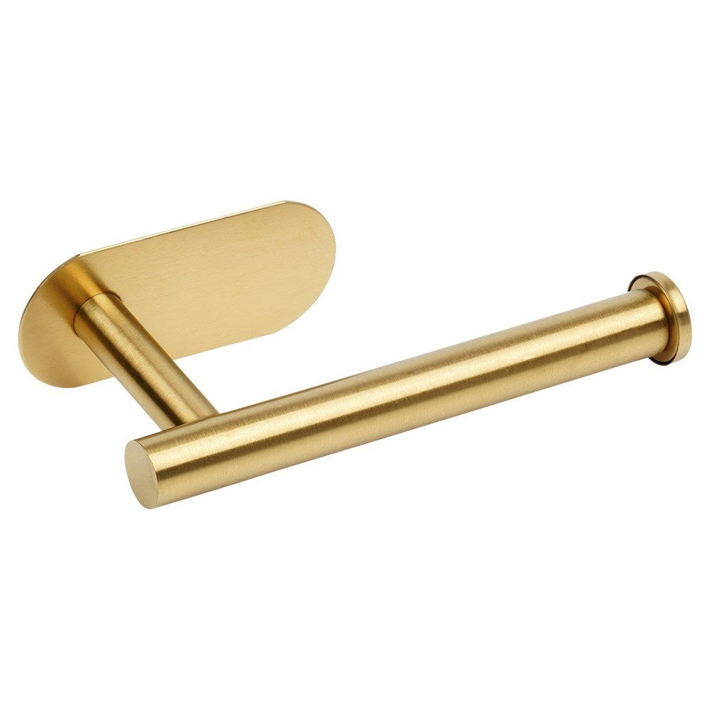 Toilet paper holder steel gold