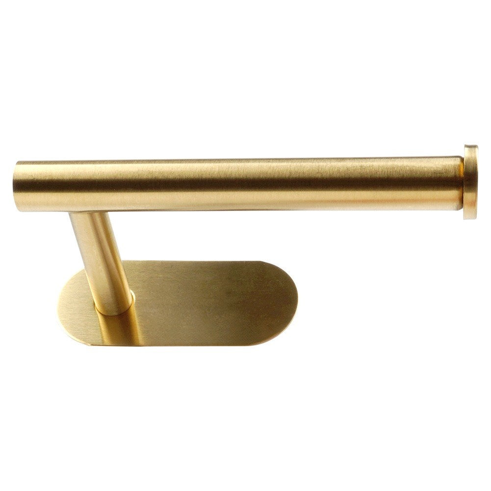 Toilet paper holder steel gold