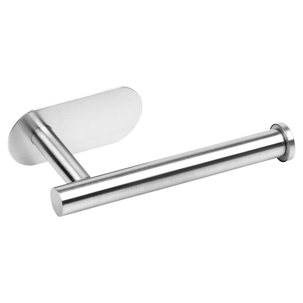 Toilet paper holder steel silver