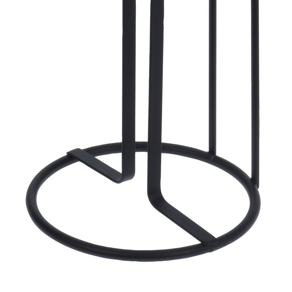 Toilet paper holder with Black, Matt Surface