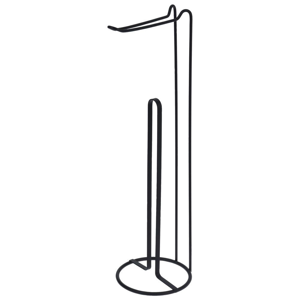 Toilet paper holder with Black, Matt Surface