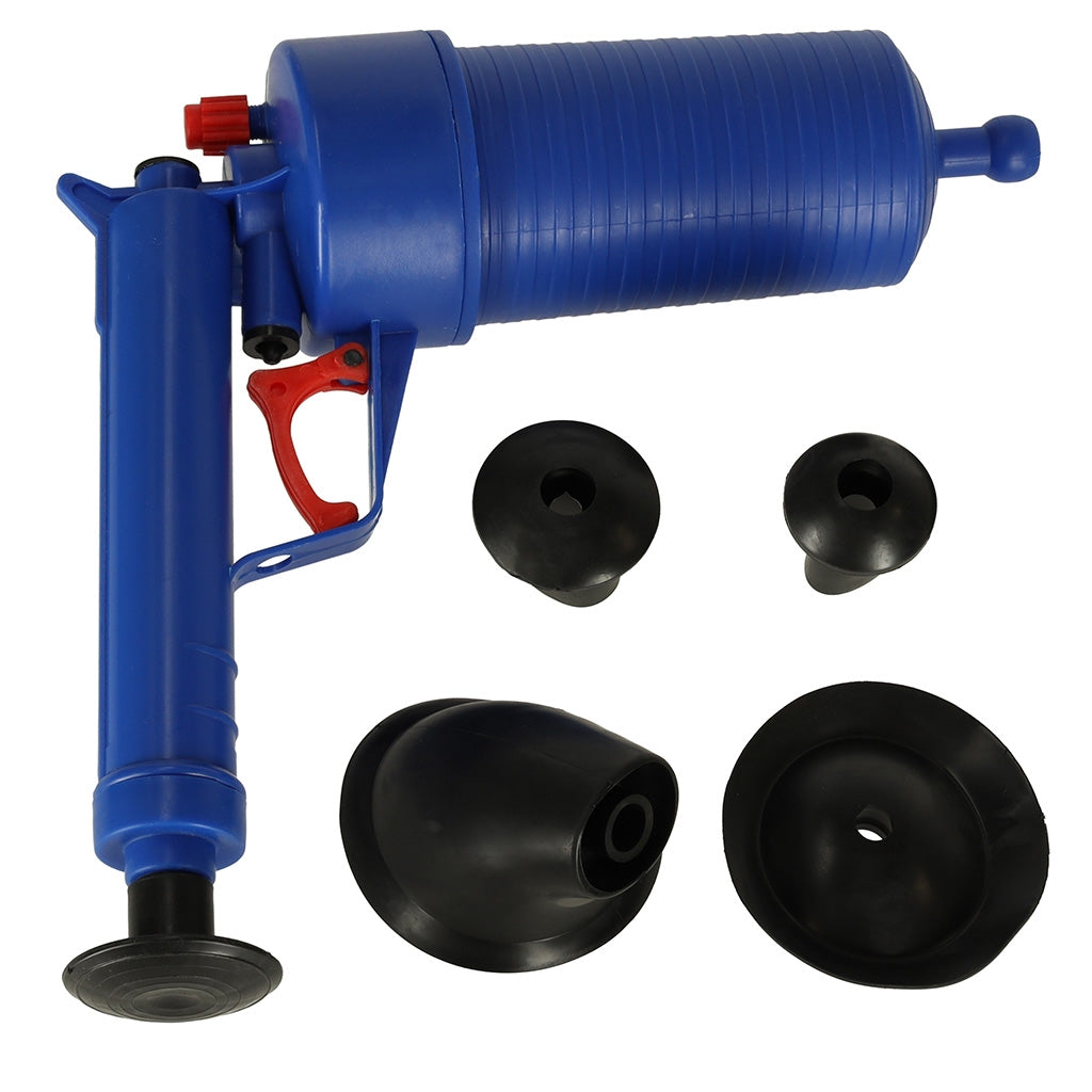 Toilet plunger gun