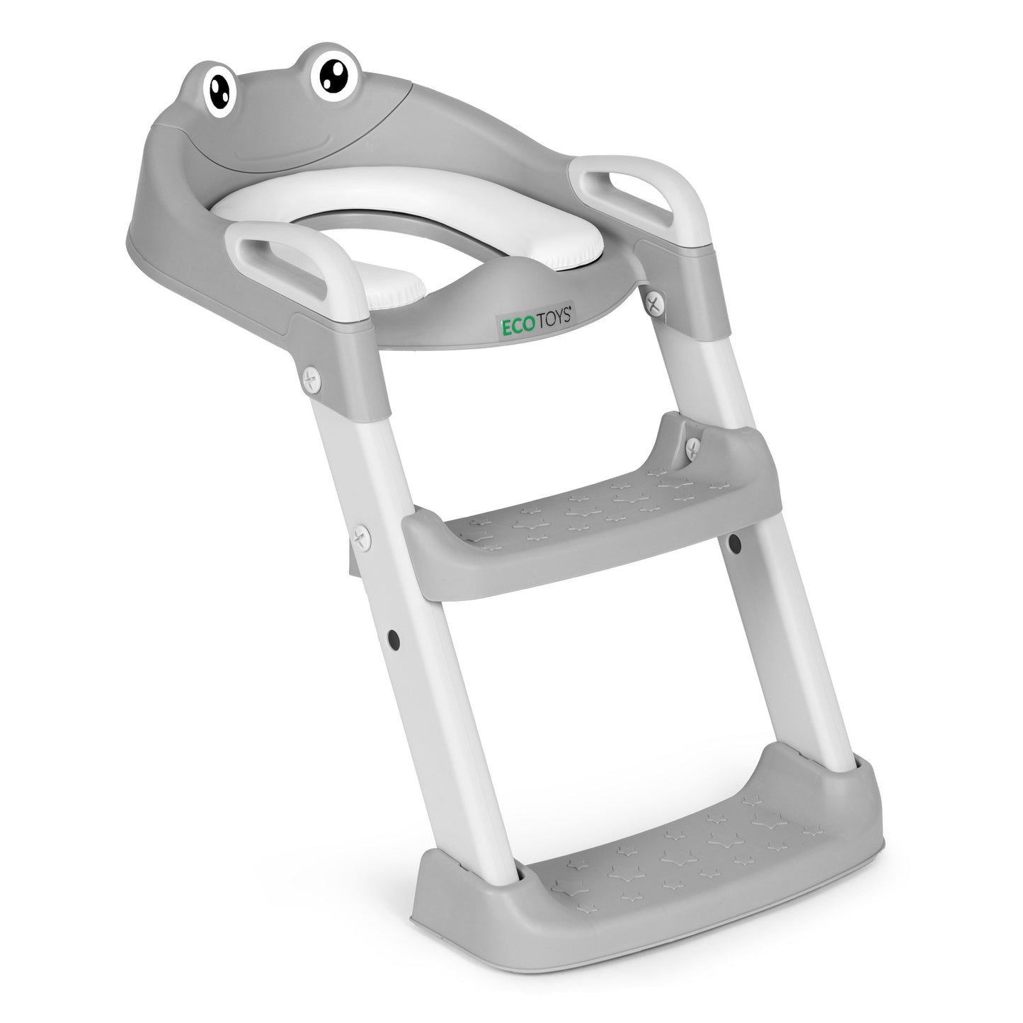 Toilet seat for children with steps and ladder, blue, ECOTOYS