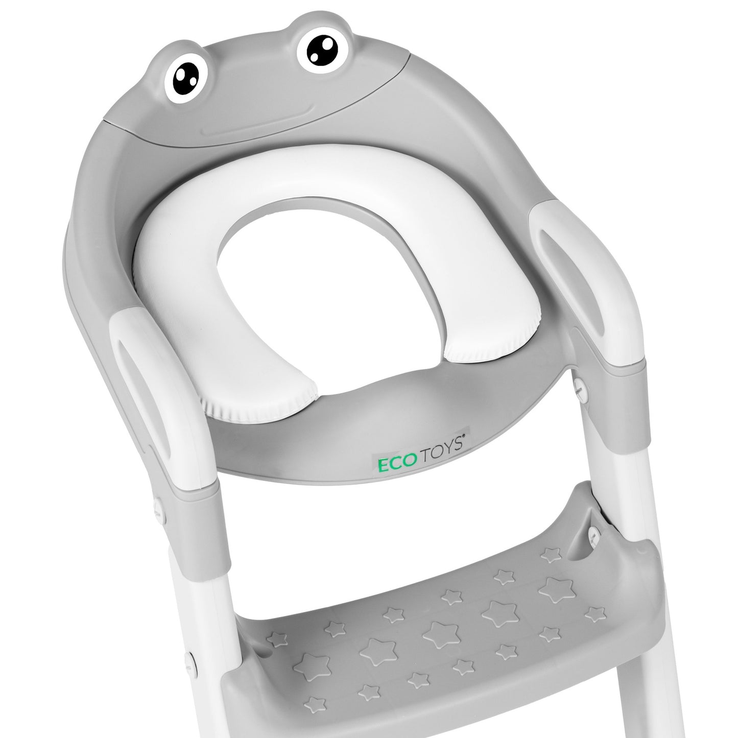 Toilet seat for children with steps and ladder, blue, ECOTOYS