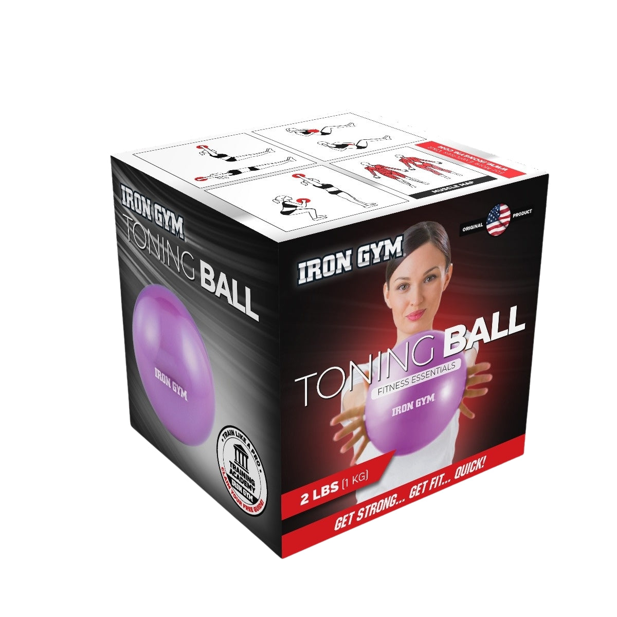 Toning Ball – Soft Weight, 1kg for Balance & Flexibility