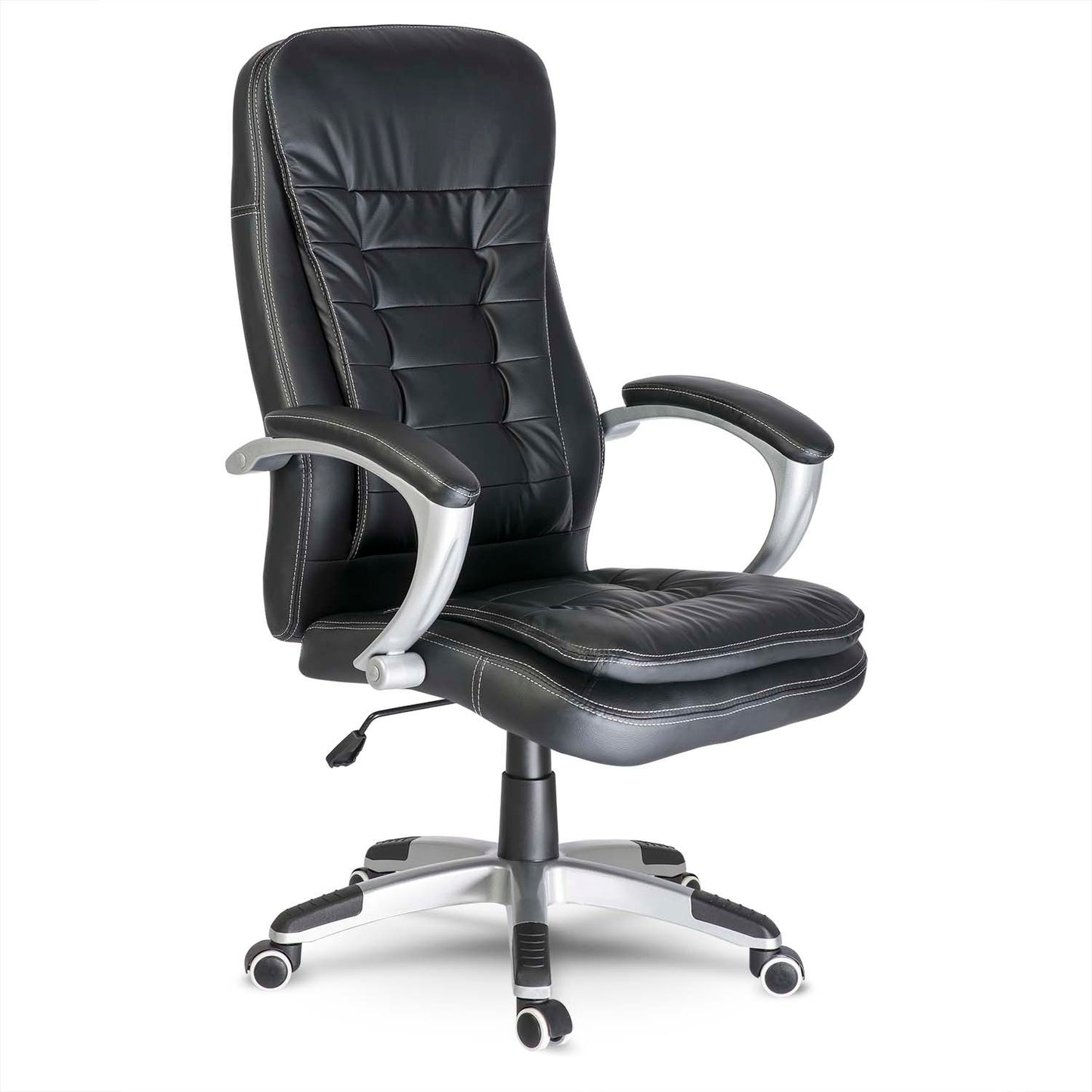 Toronto black leather office chair