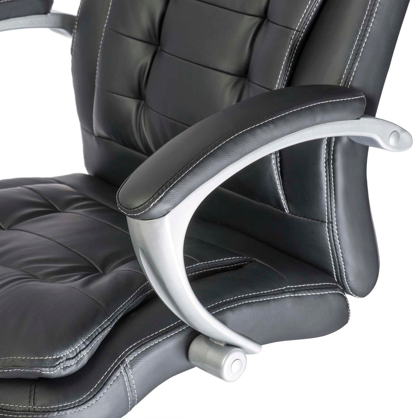 Toronto black leather office chair