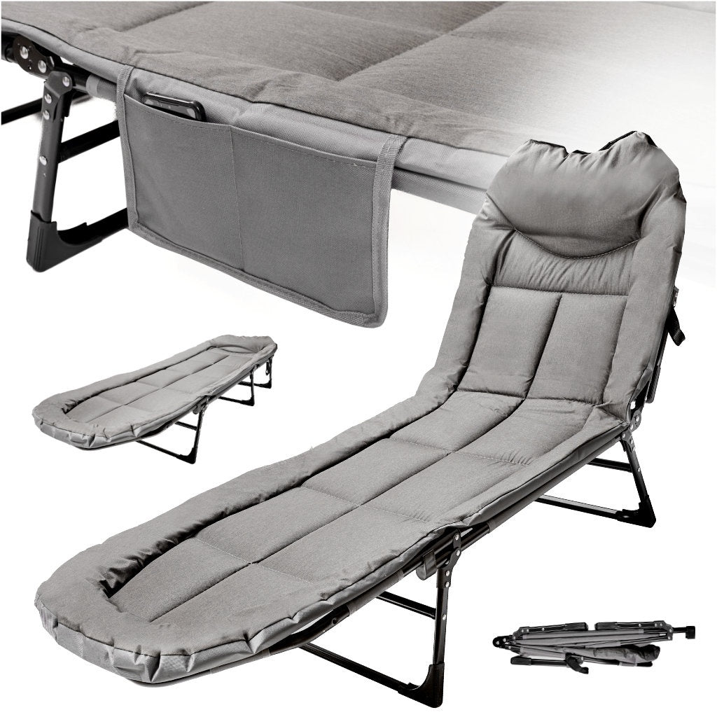 Tourist field bed foldable 200x64x32cm