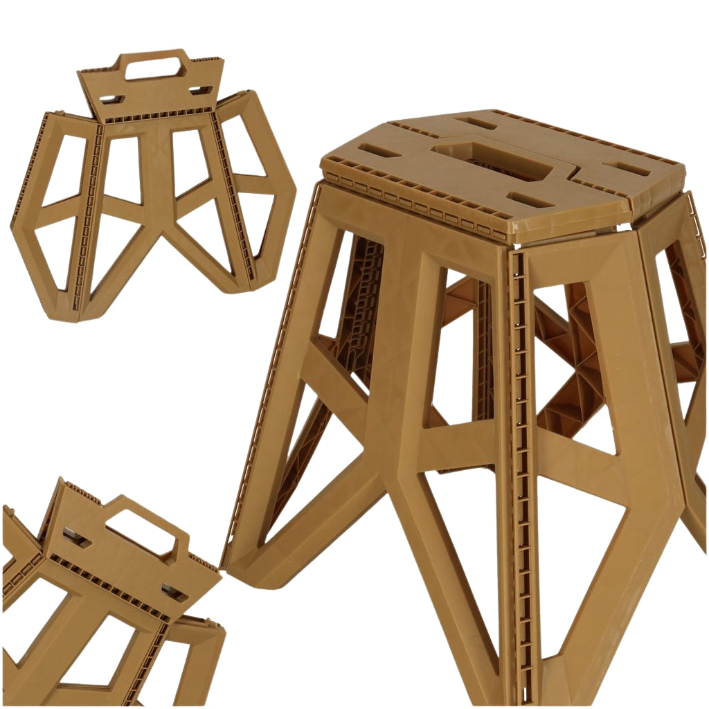 Tourist folding stool khaki