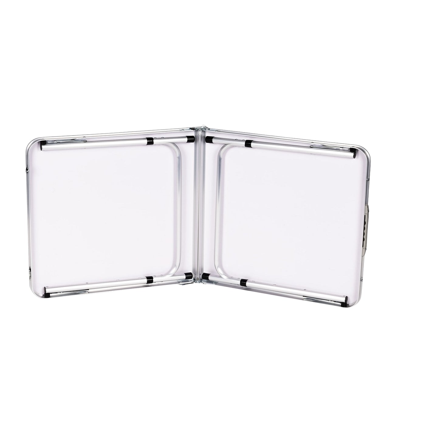 Tourist table foldable camping table black top 120 x 60 cm