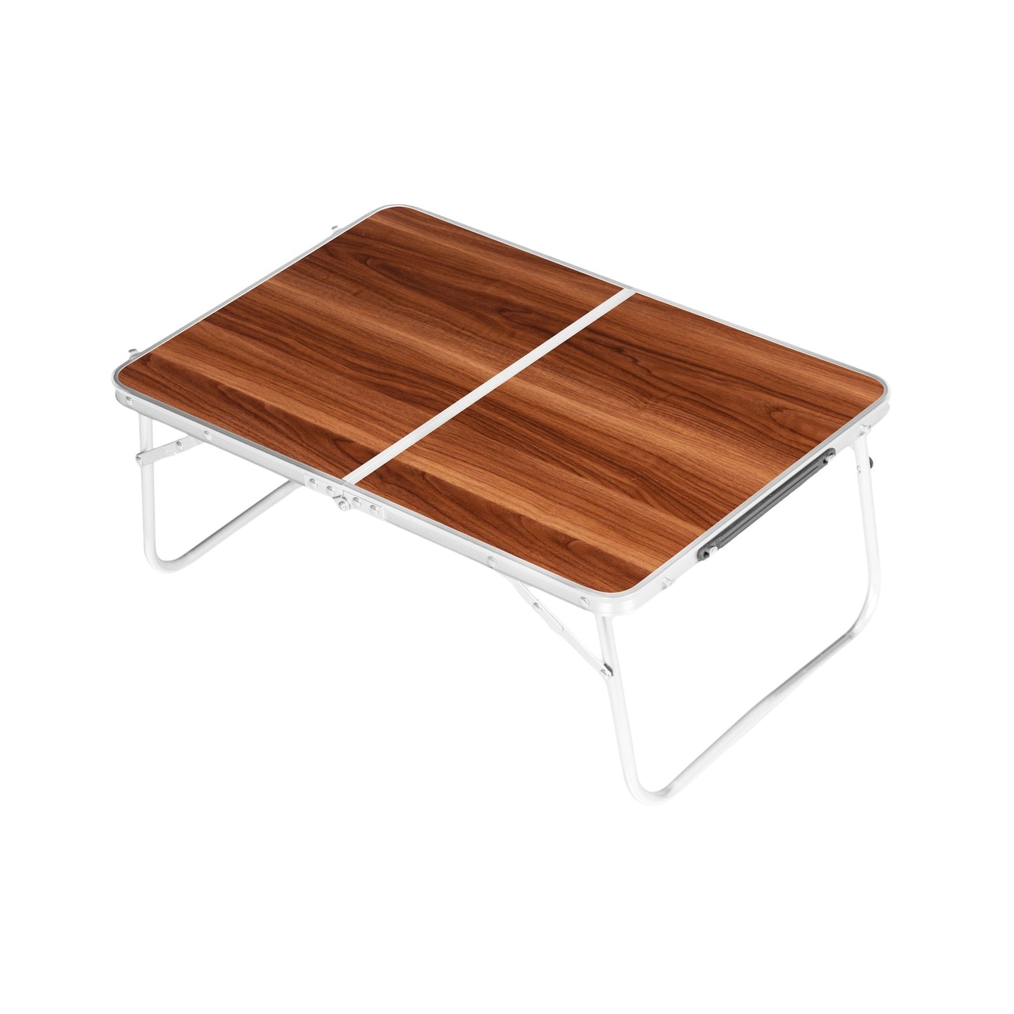 Tourist table, foldable picnic table, brown top, 60x40 cm