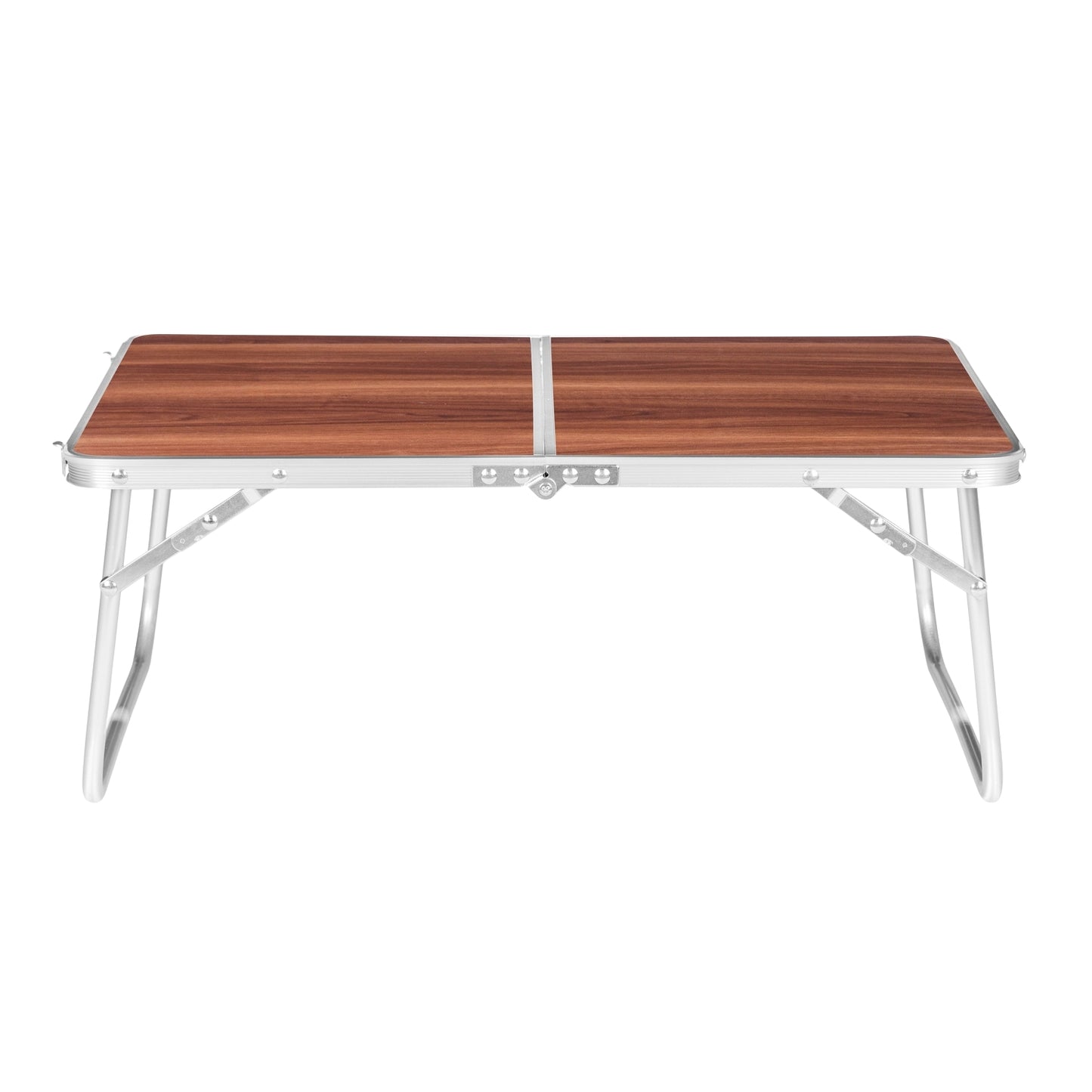 Tourist table, foldable picnic table, brown top, 60x40 cm