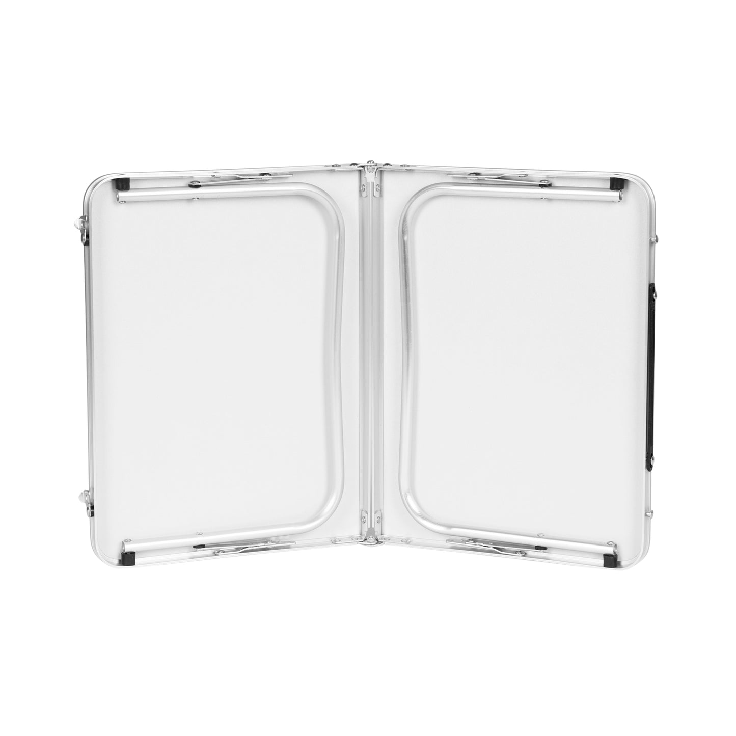 Tourist table, foldable picnic table, white top, 60x40 cm