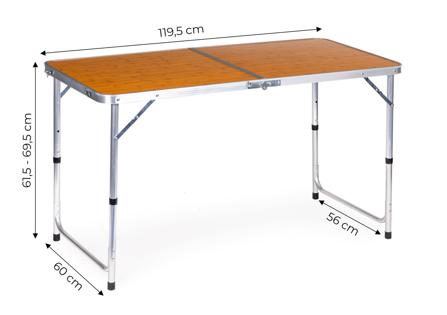 Tourist table, folding camping table