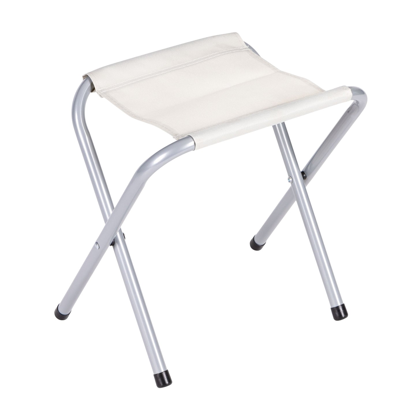 Tourist table, folding table, set of 4 chairs White