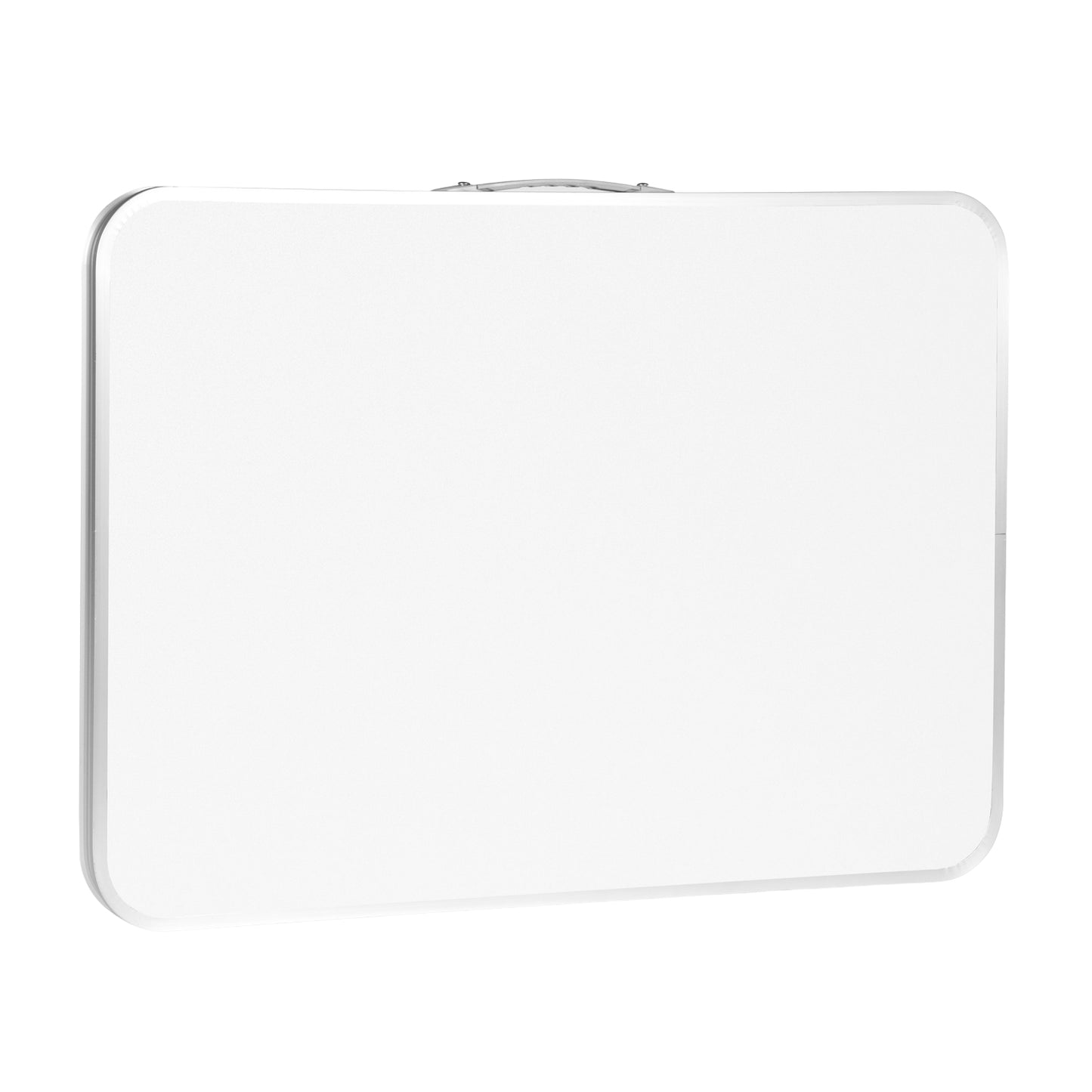 Tourist table, picnic table, foldable top, 80x60 cm, white