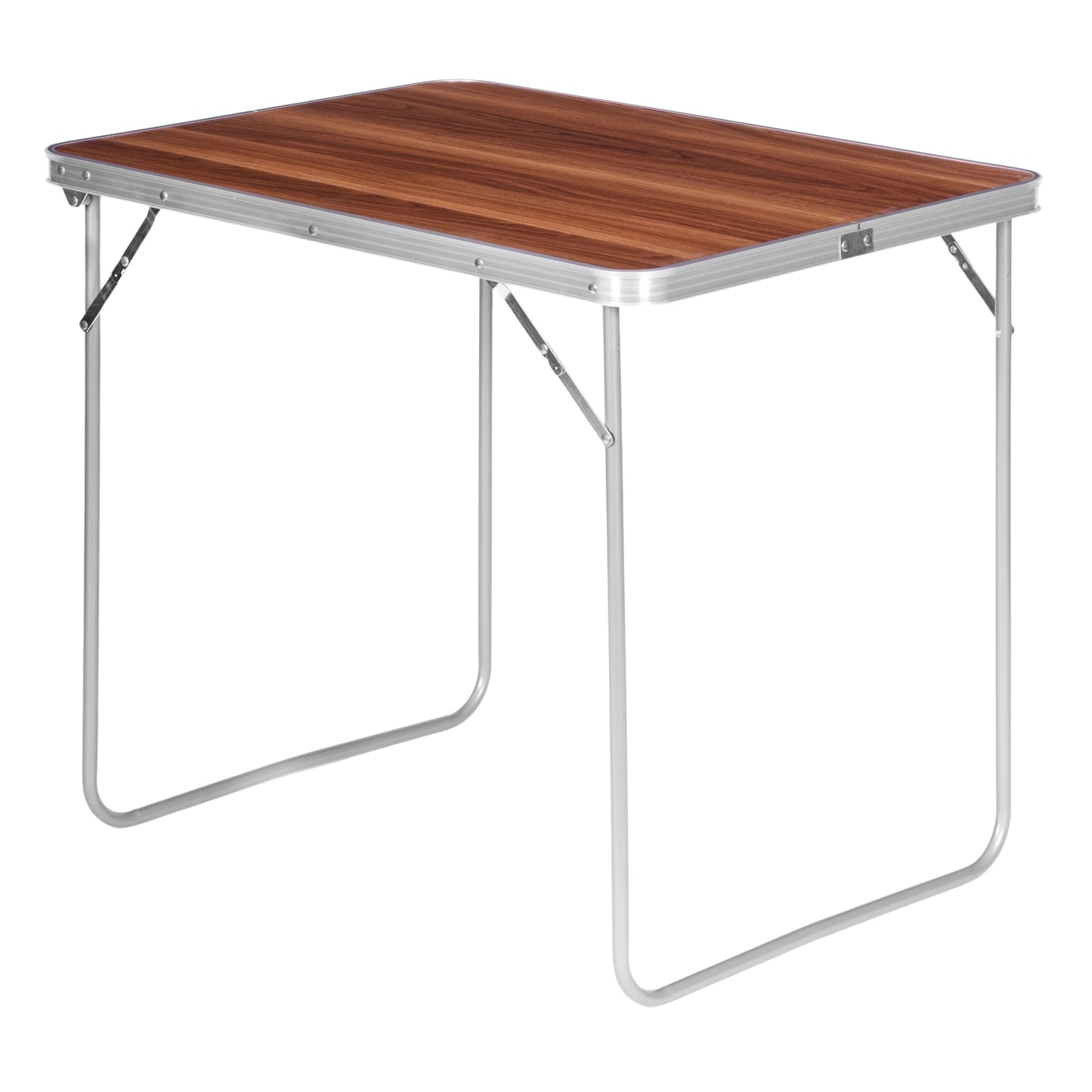 Tourist table, picnic table, foldable top, 80x60 cm, wooden