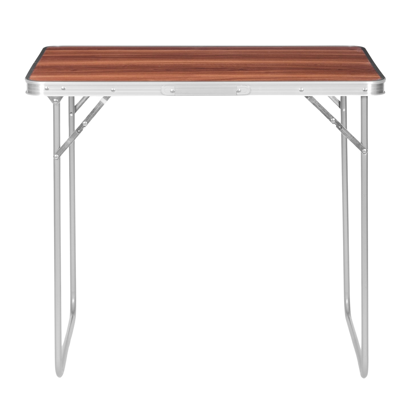 Tourist table, picnic table, foldable top, 80x60 cm, wooden
