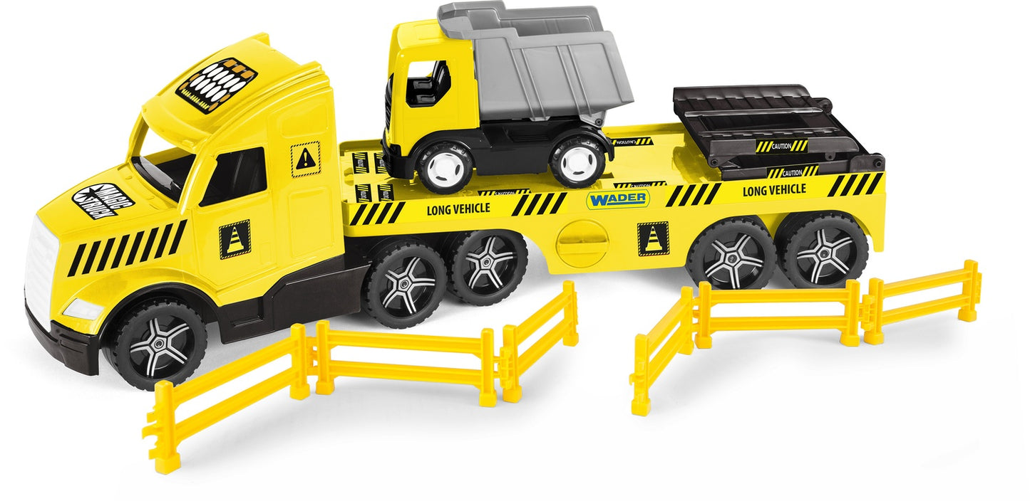 Tow Truck with Tipper and Swivel Trailer, 78 cm