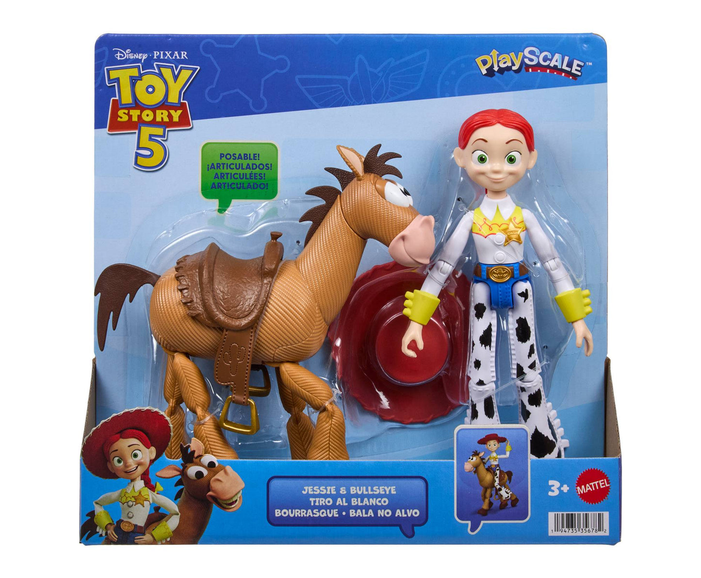 Toy Story Jessie & Bullseye Figure Set, 2-Pack