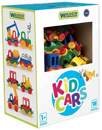 Toy Vehicle Set, 54 Pcs – Cars, Planes, Trains, 1+