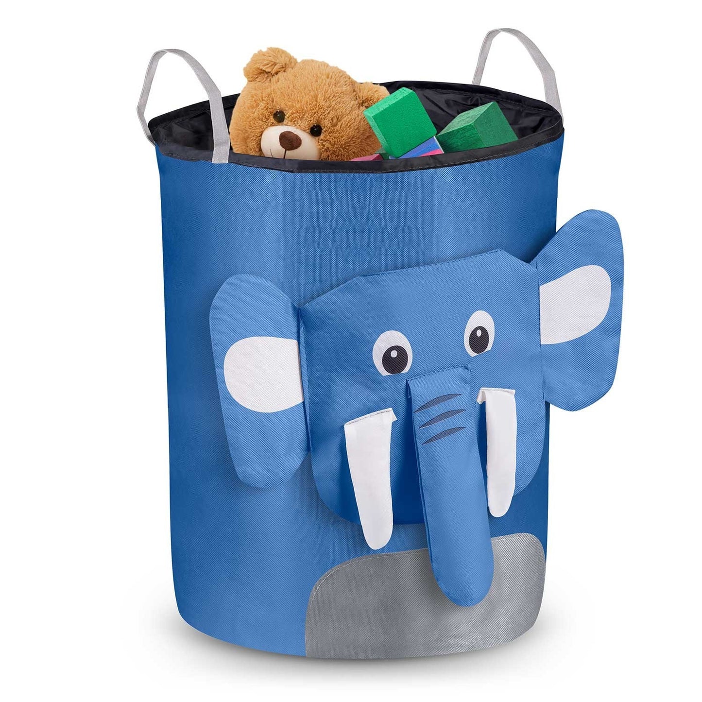 Toy basket Nukido - Blue Elephant