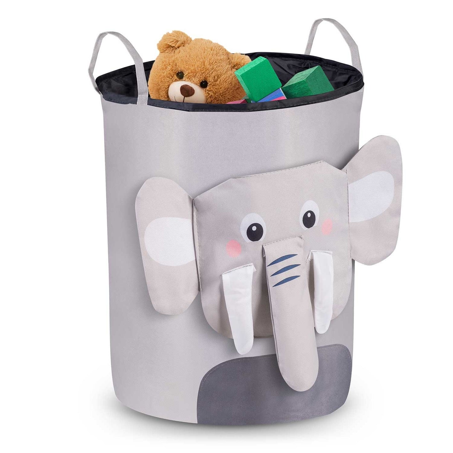 Toy basket Nukido - Gray Elephant