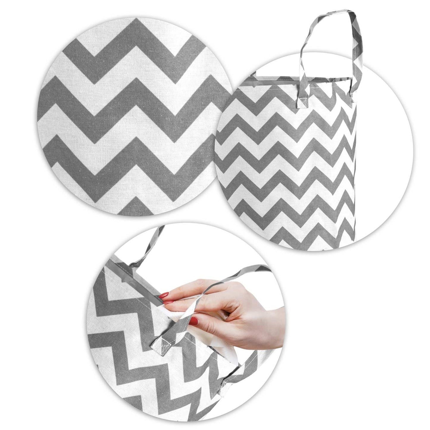 Toy basket Nukido - Grey
