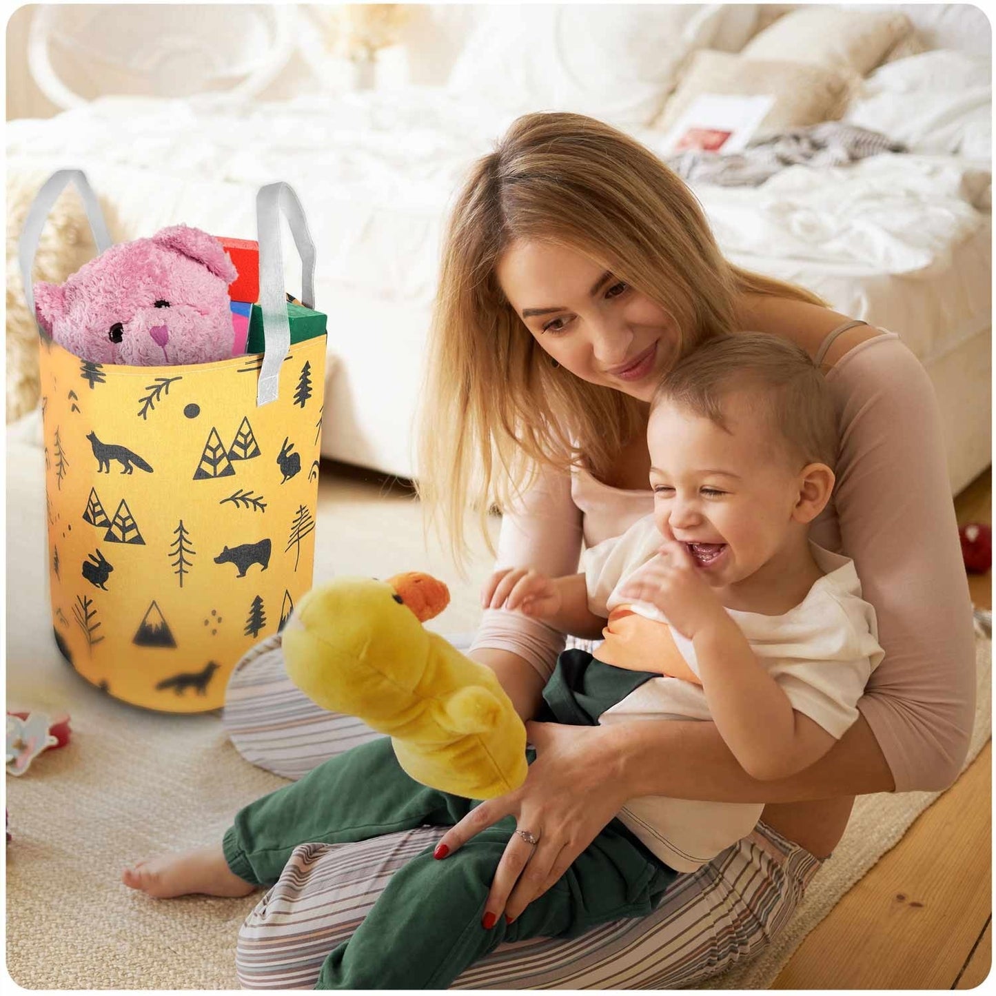 Toy basket Nukido - Orange