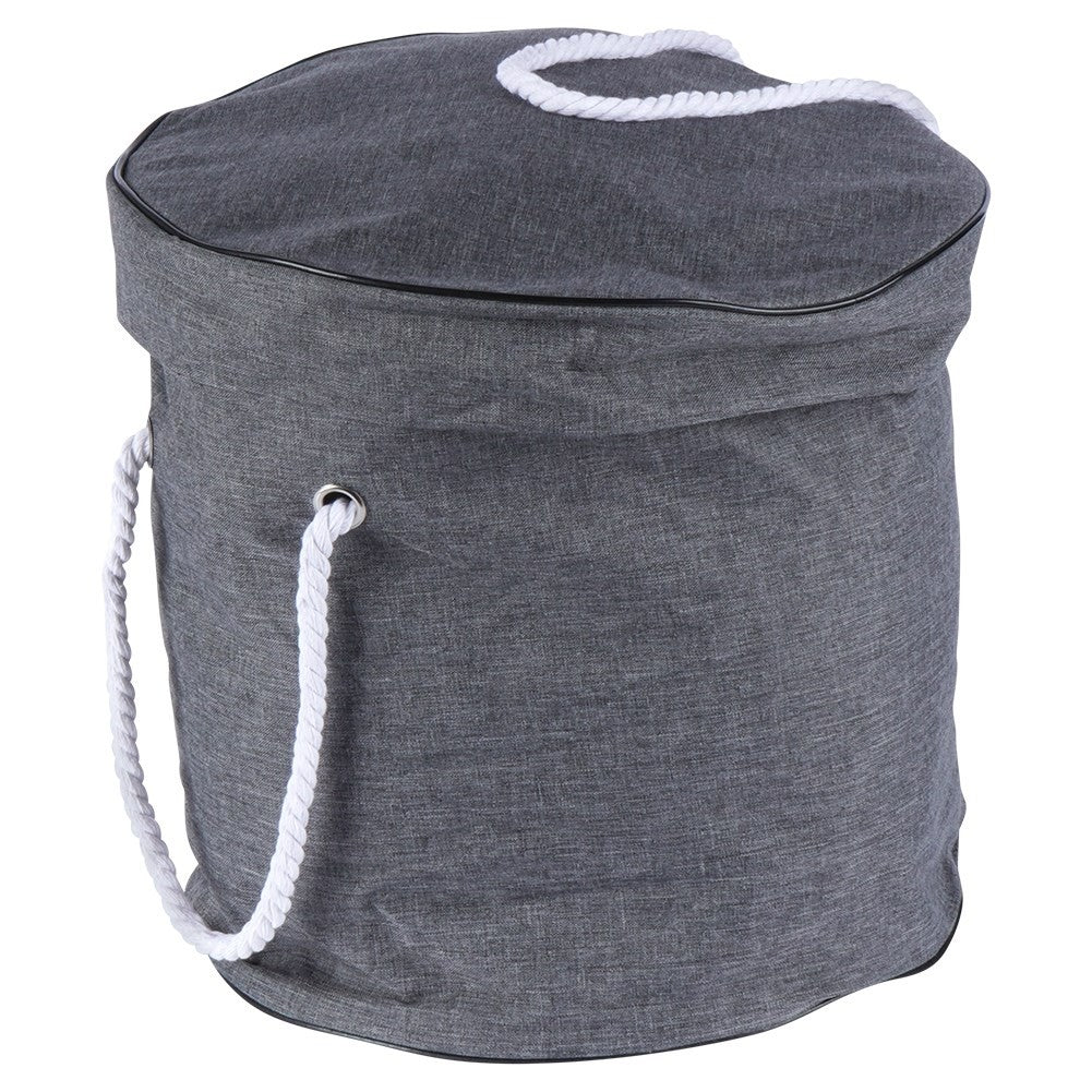 Toy basket and play mat in one for easy cleaning
