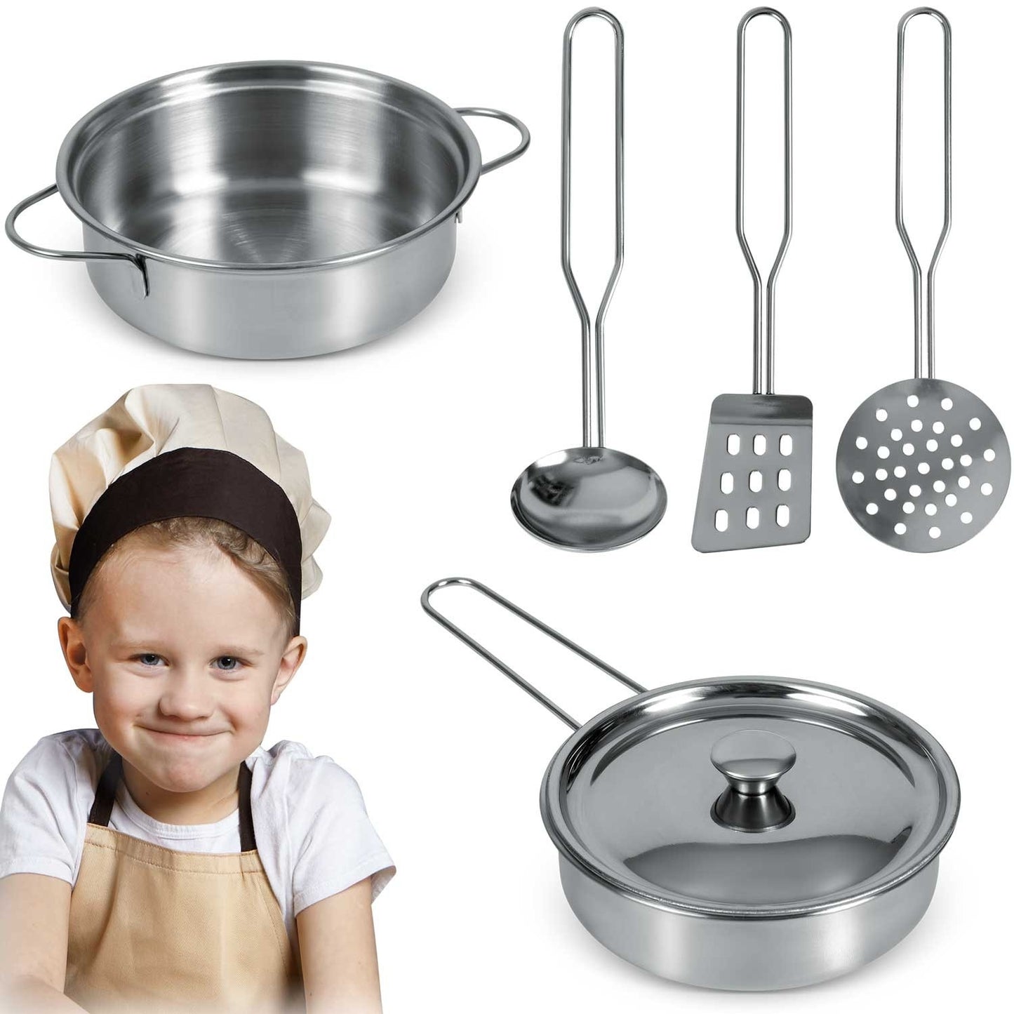 Toy kitchen utensils, 5 parts