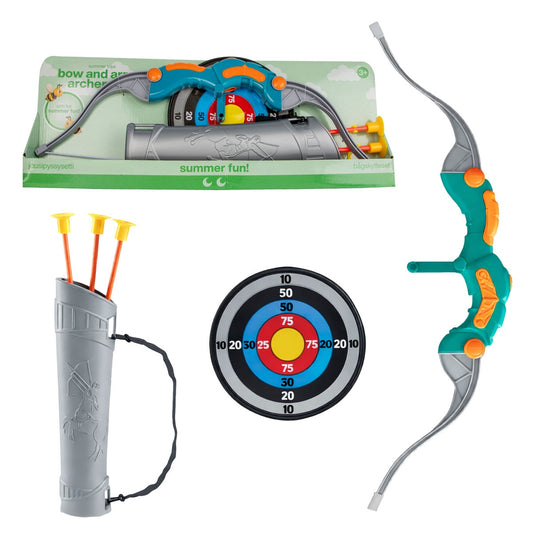 Toyrock Summer Bow And Arrows And Target Set