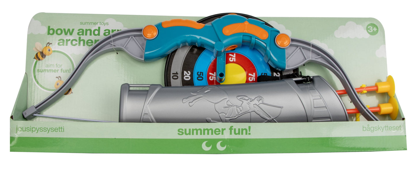 Toyrock Summer Bow And Arrows And Target Set
