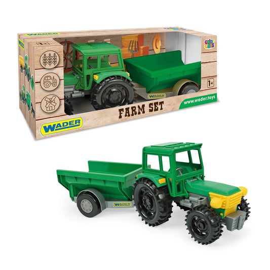 Tractor and Trailer Toy Set, 39 cm, Interactive Features