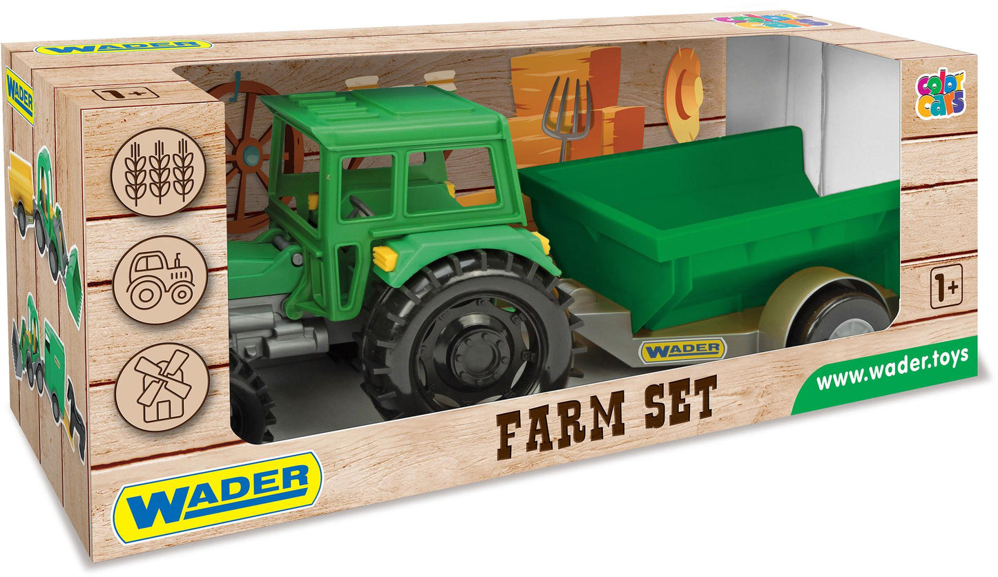Tractor and Trailer Toy Set, 39 cm, Interactive Features
