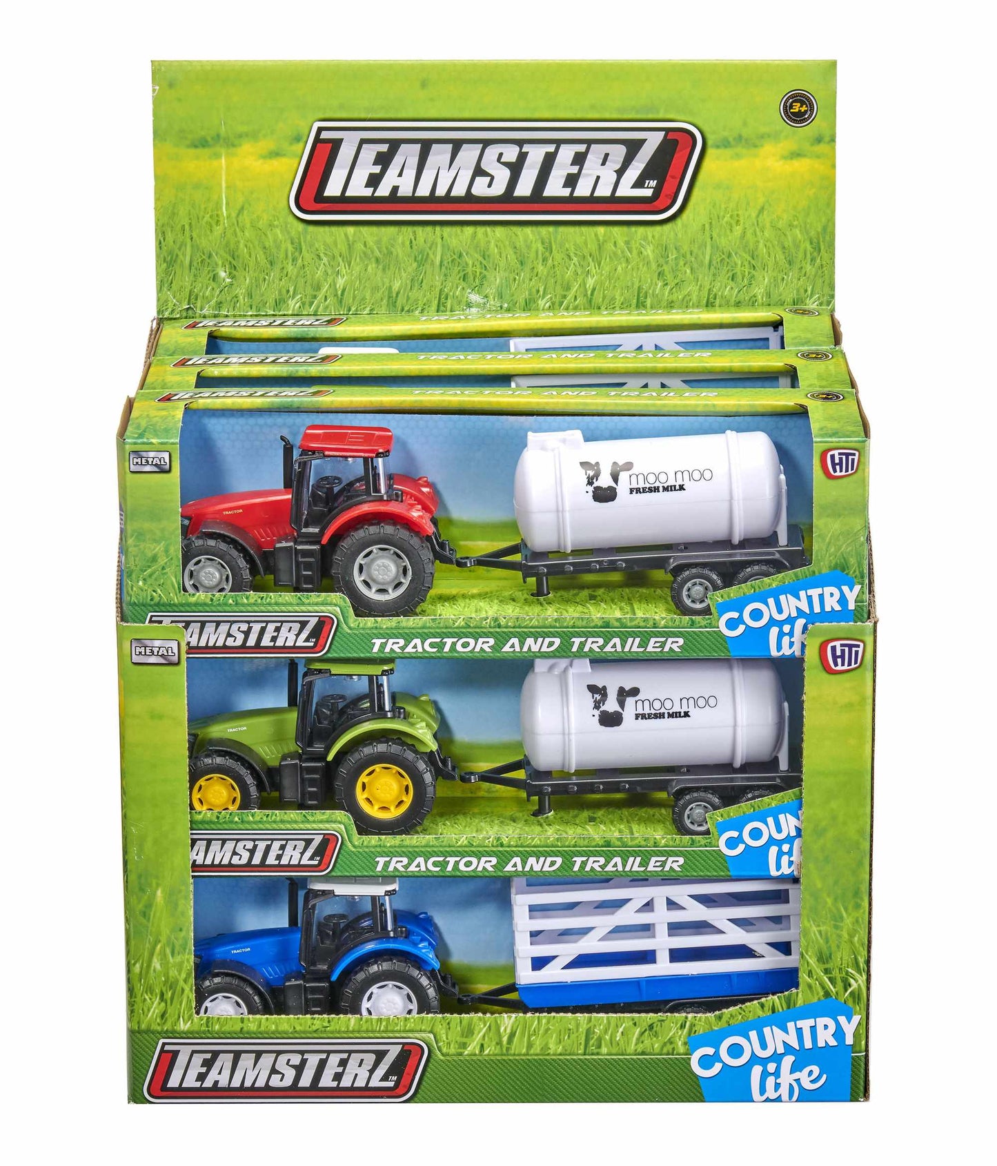 Tractor and Trailer Toy Set for Kids, Ages 3+