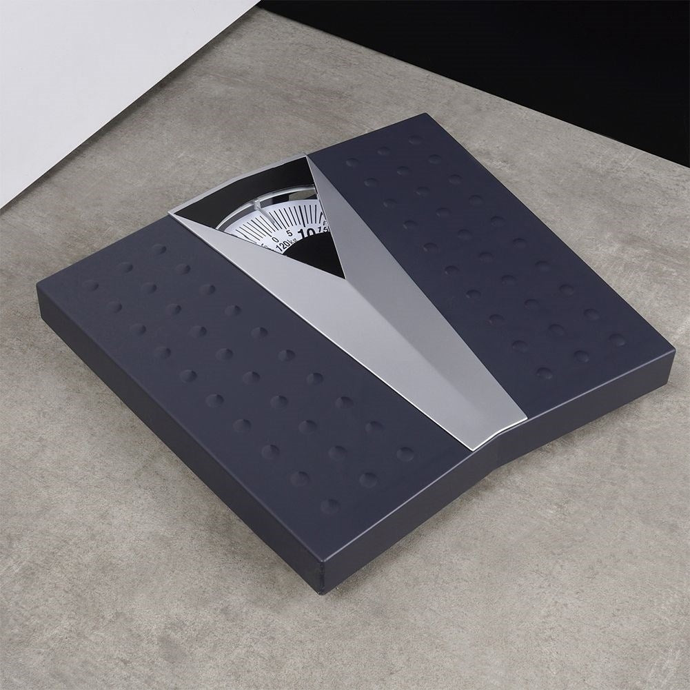 Traditional bathroom scale with non-slip base