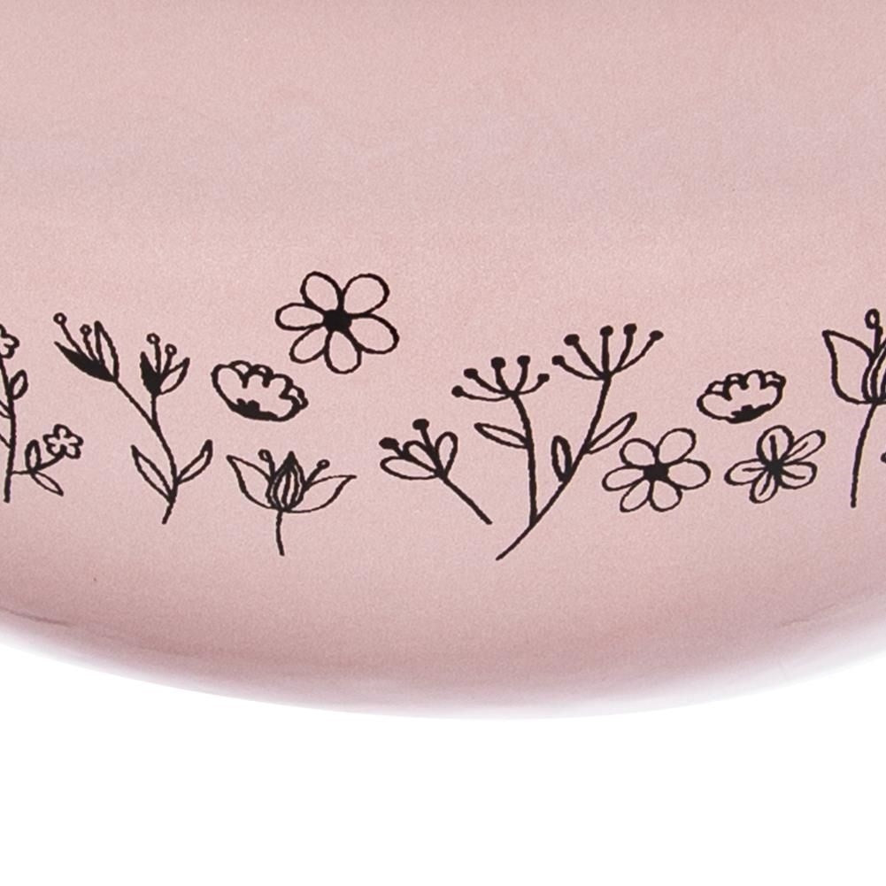Traditional enamel bowl with handle, 2.5 liters, retro design