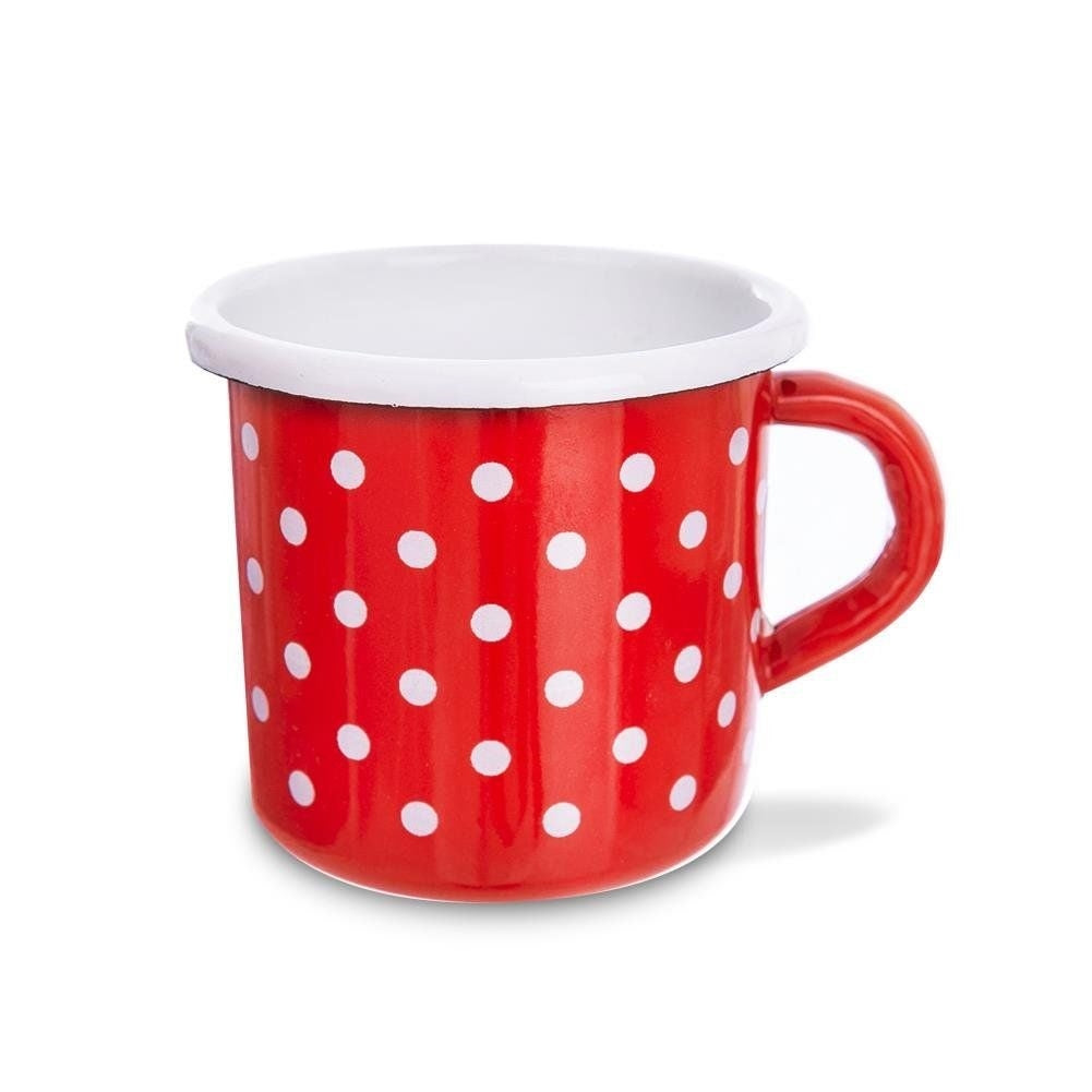 Traditional enamel mug 8 cm - Heating & serving