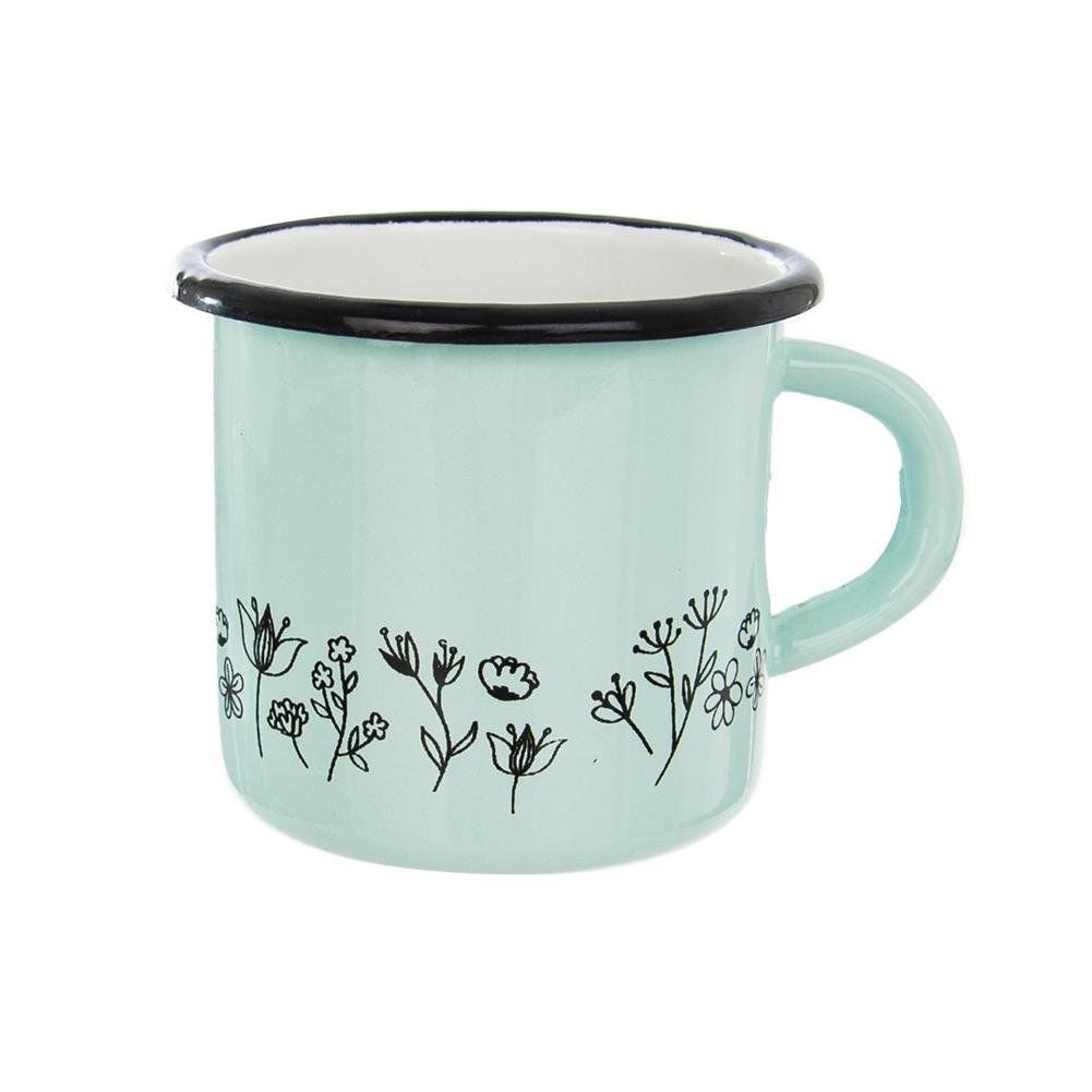 Traditional steel mug 8 cm - Perfect for drinks & decoration