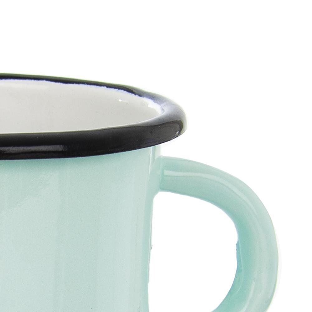 Traditional steel mug 8 cm - Perfect for drinks & decoration