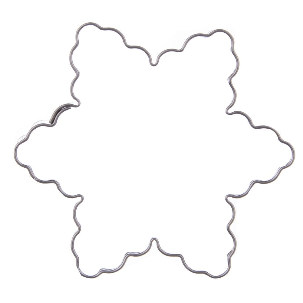 Traditional wavy star back shape in stainless steel