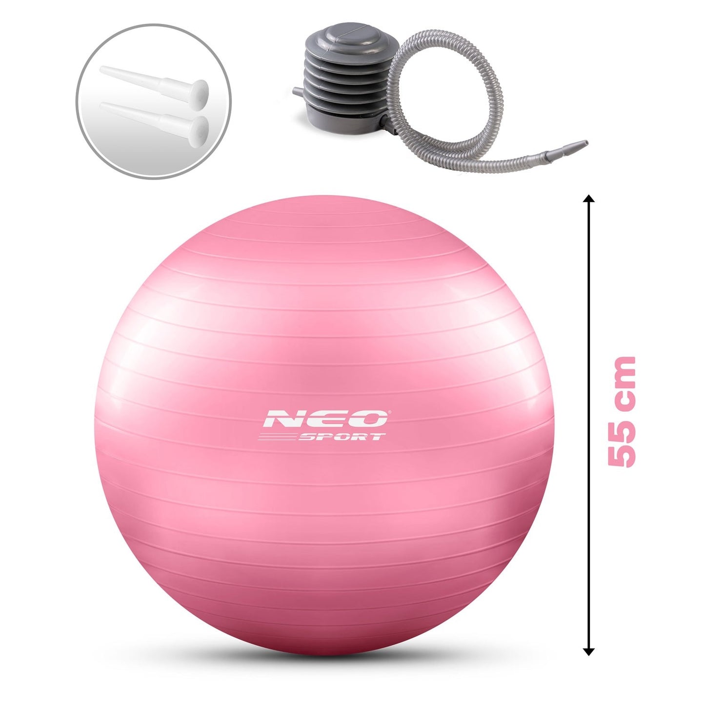 Training ball 55 cm NS-950 Pink