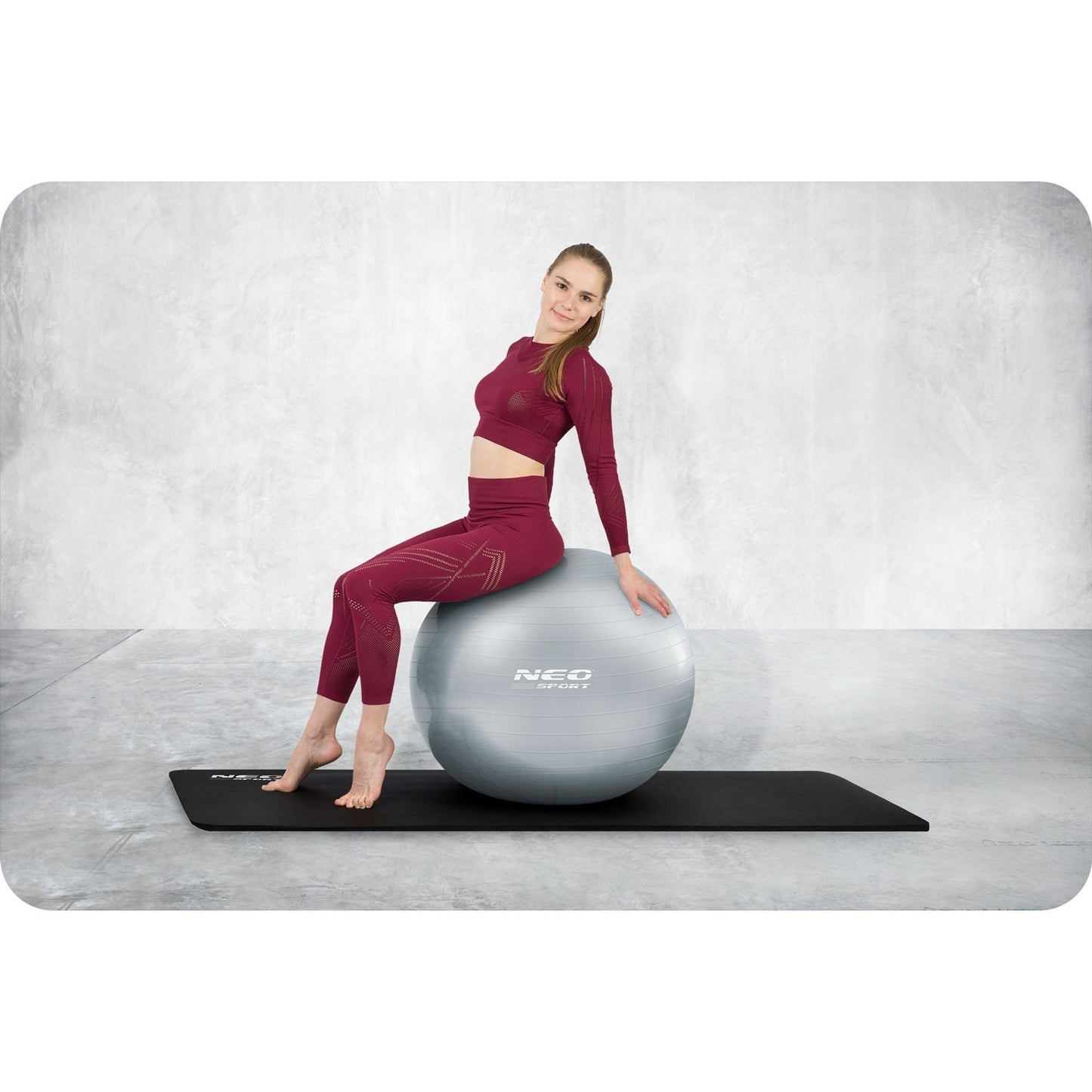 Training ball 65 cm NS-951 Silver
