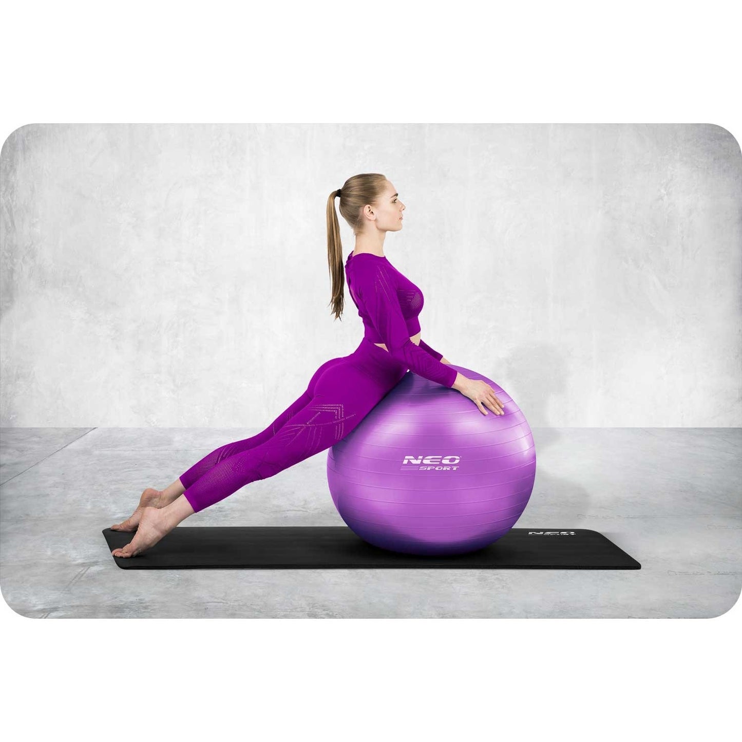 Training ball 65 cm NS-951 purple