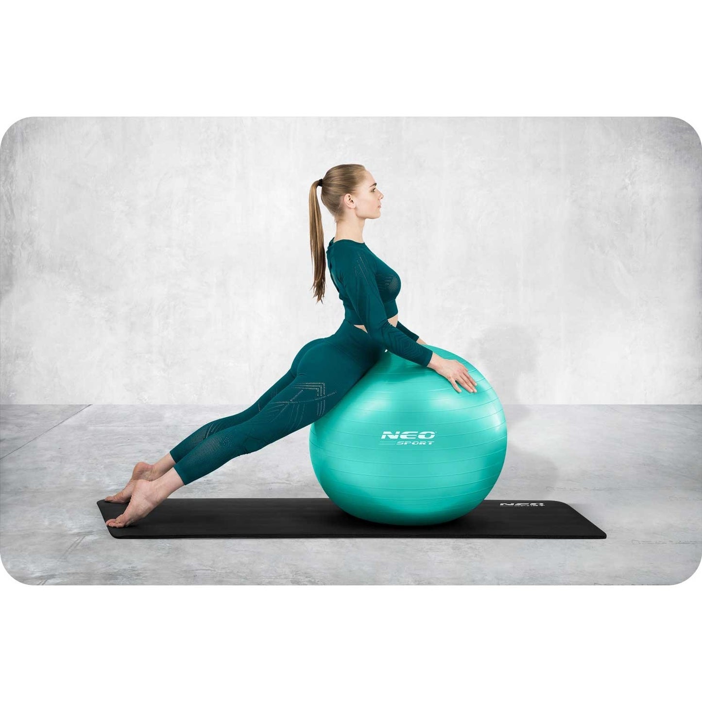 Training ball 65 cm NS-951 turquoise