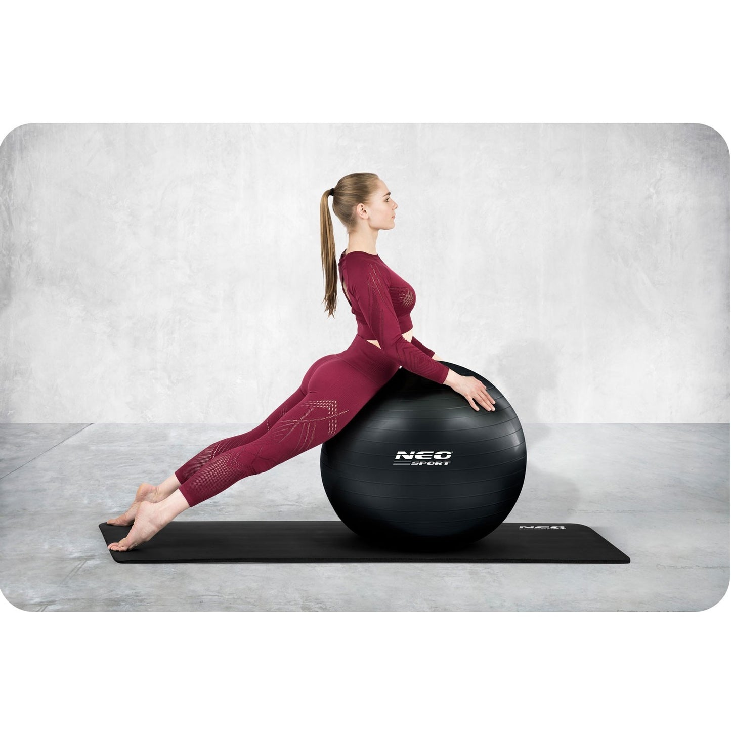 Training ball 75 cm NS-952 Black