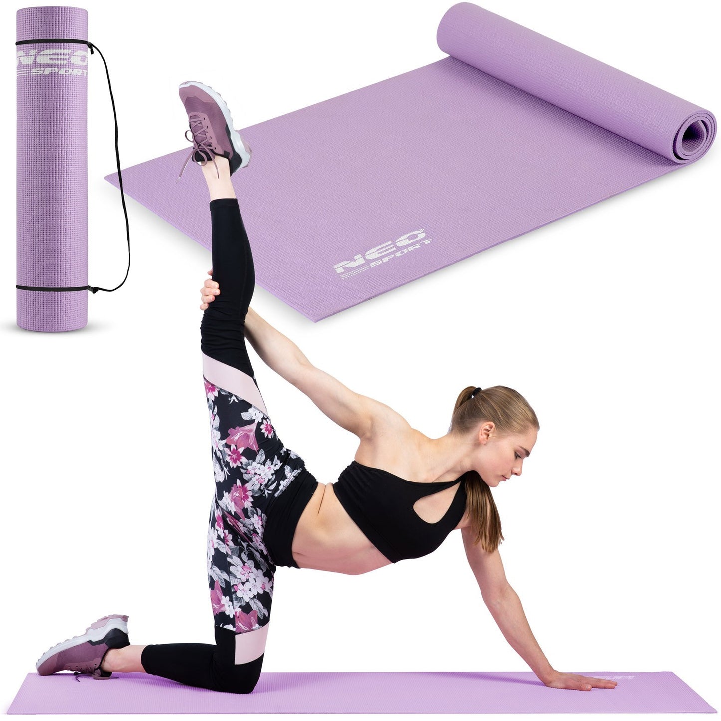 Training mat Neo-Sport 173 x 61 cm - Purple (192102)